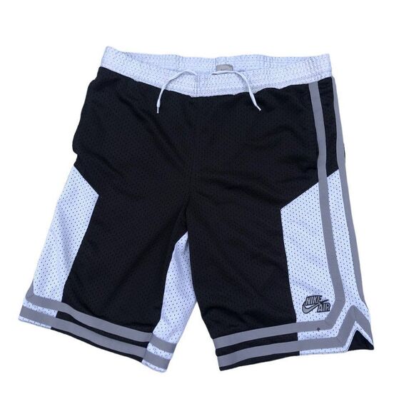 Vintage Nike Shorts Medium Black/White - Picture 8 of 10